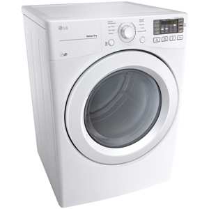 LG DLE3180W 7.4 Cu. Ft. Ultra Large Capacity Front Load Electric Dryerâ„¢ w/ Sensor Dry - White view 4