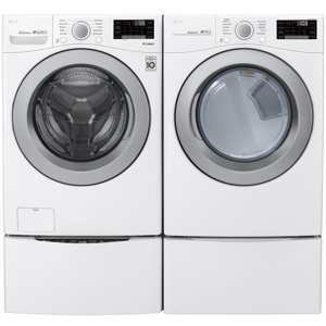 LG WM3500CW 4.5 cu. ft. Smart Wi-Fi Enabled Front Load Washer - White view 6