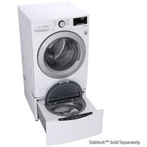 LG WM3500CW 4.5 cu. ft. Smart Wi-Fi Enabled Front Load Washer - White view 2