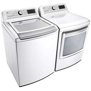 LG WT7300CW 5.0 cu. ft. MEGA Capacity Smart Wi-Fi Enabled Top Load Washer – White view 3