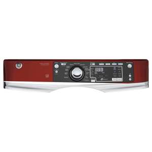 GE Appliances GFD48GSPKRR 8.3 cu. ft. Front Load Gas Dryer w/ Steam - Red view 3