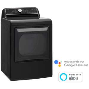 LG DLGX7901BE 7.3 Cu. Ft. Smart Wi-Fi Enabled Top Load Gas Dryer w/ TurboSteam  – Black Stainless Steel view 6