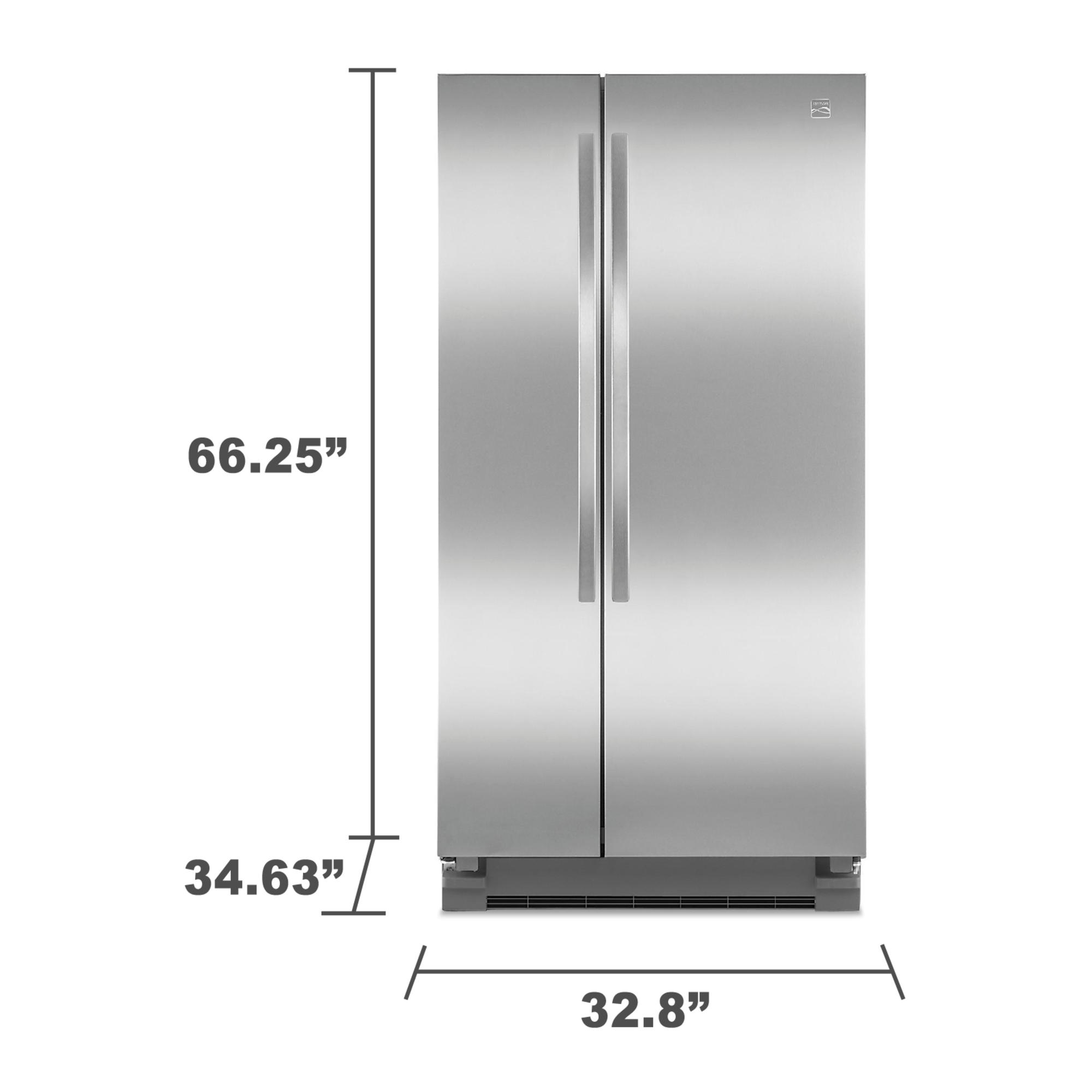 kenmore side by side refrigerator no ice maker