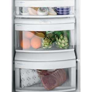 GE Profile Series PZS23KSESS 23.3 cu. ft. Counter-Depth Side-by-Side Refrigerator - Stainless Steel view 3