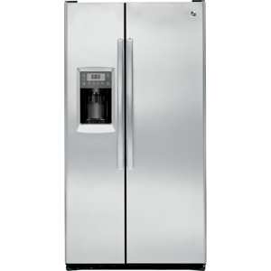 GE Profile Series PZS23KSESS 23.3 cu. ft. Counter-Depth Side-by-Side Refrigerator - Stainless Steel view 1