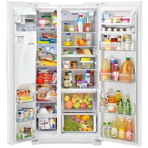 Kenmore Elite 51822  21.9 Cu. Ft. Side-by-Side Refrigerator with Dispenser - White view 6