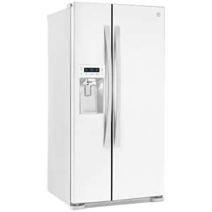 Kenmore Elite 51822  21.9 Cu. Ft. Side-by-Side Refrigerator with Dispenser - White view 3