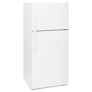Whirlpool WRT314TFDW 14 cu. ft. Top-Freezer Refrigerator - White view 3