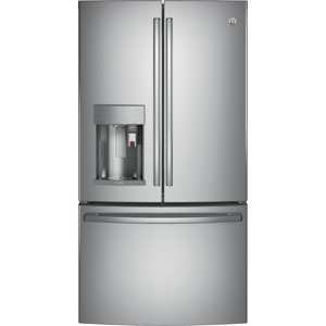 GE Profile Series PFE28PSKSS 27.8 cu. ft. Counter Depth French Door Refrigerator w/ Brewing System view 1