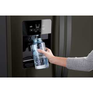 Whirlpool WRS321SDHV Side-By-Side Refrigerator - WRS321SDHW - Black view 3