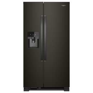 Whirlpool WRS321SDHV Side-By-Side Refrigerator - WRS321SDHW - Black view 1