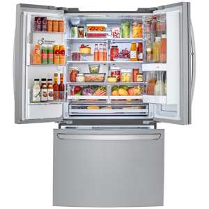 LG LFXC22596S 21.9 Cu. Ft. Smart Wi-Fi Enabled Counter-Depth InstaView  Door-in-Door® Refrigerator view 5