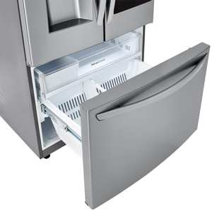 LG LFXC22596S 21.9 Cu. Ft. Smart Wi-Fi Enabled Counter-Depth InstaView  Door-in-Door® Refrigerator view 3