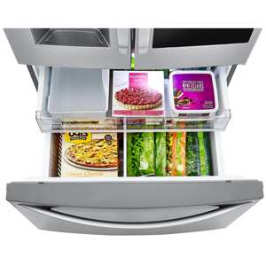LG LFXC22596S 21.9 Cu. Ft. Smart Wi-Fi Enabled Counter-Depth InstaView  Door-in-Door® Refrigerator view 6