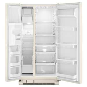 Whirlpool WRS322FDAT  21.0 cu. ft. Side-by-Side Refrigerator w/ Accu-Chill - Bisquit view 2