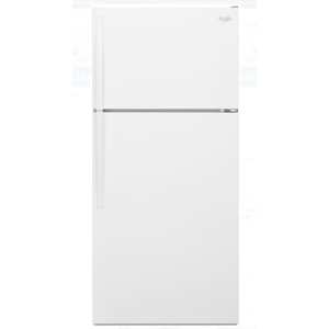 Whirlpool WRT104TFDW 14.5 Cu. Ft. Top-Freezer Refrigerator in White view 1